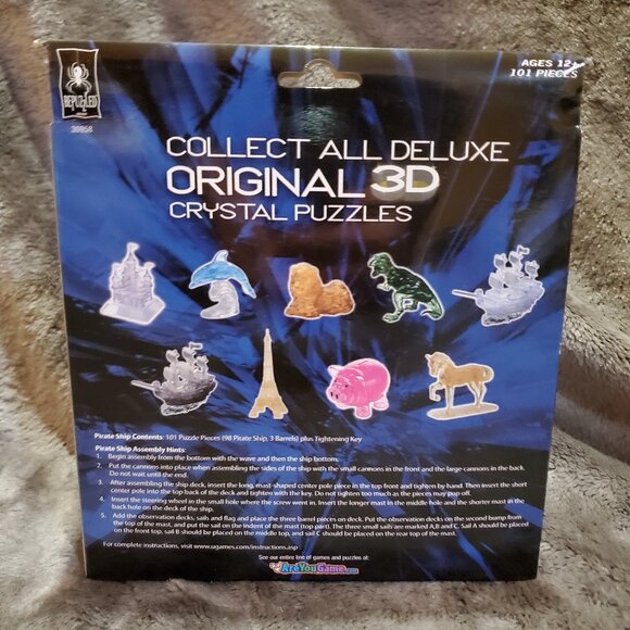Bepuzzled Original Deluxe Level 3 Ship 101 Piece 3D Crystal Puzzle 30958 - Picture 7 of 7